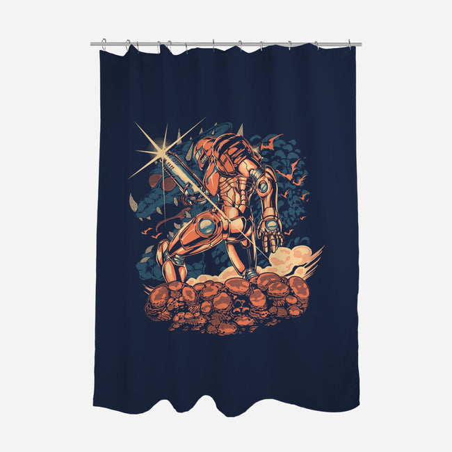 One Target At A Time-None-Polyester-Shower Curtain-Estudio Horta