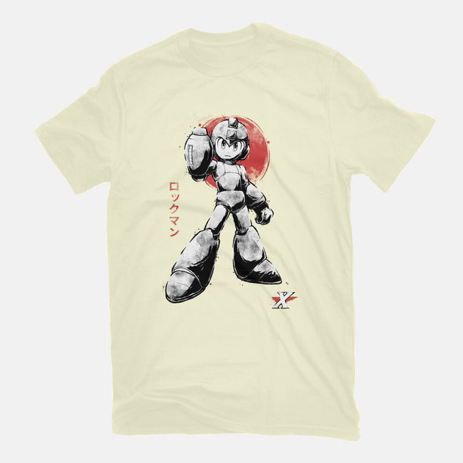 Mega Kid Sumi-e-Mens-Premium-Tee-Astrobot Invention