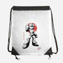 Mega Kid Sumi-e-None-Drawstring-Bag-Astrobot Invention