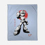 Mega Kid Sumi-e-None-Fleece-Blanket-Astrobot Invention