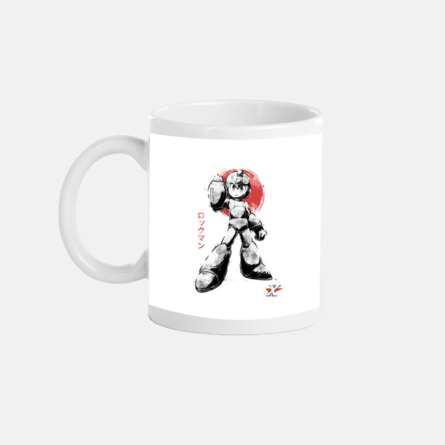 Mega Kid Sumi-e-None-Mug-Drinkware-Astrobot Invention