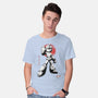 Mega Kid Sumi-e-Mens-Basic-Tee-Astrobot Invention