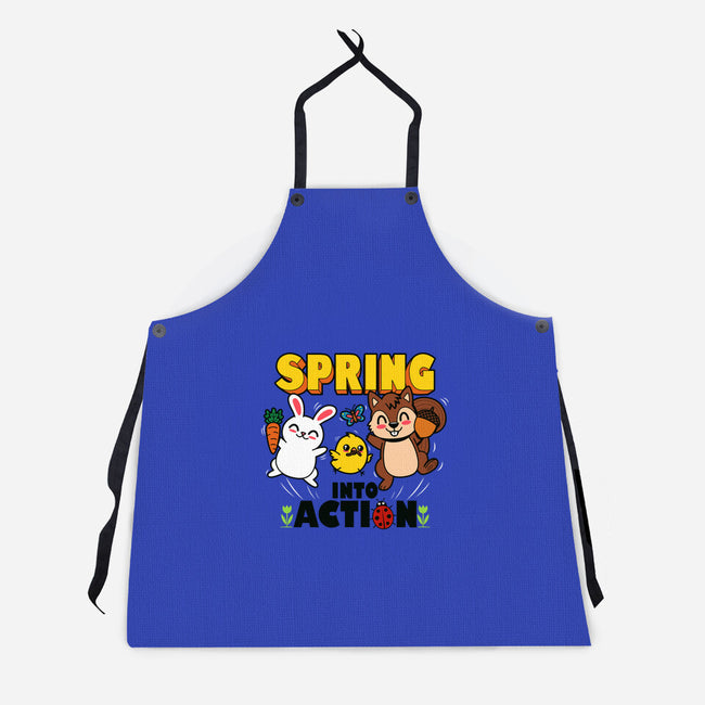 Spring Into Action-Unisex-Kitchen-Apron-Boggs Nicolas