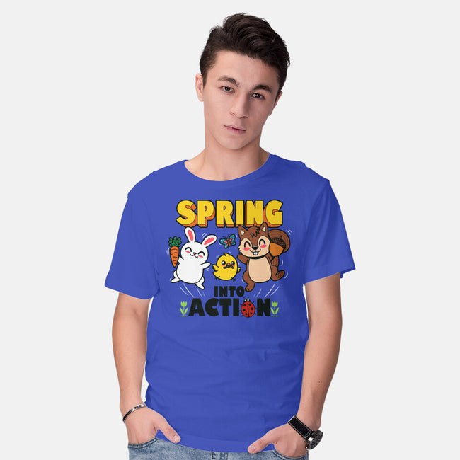 Spring Into Action-Mens-Basic-Tee-Boggs Nicolas