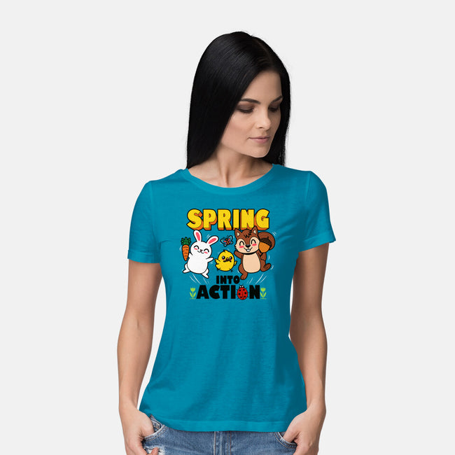 Spring Into Action-Womens-Basic-Tee-Boggs Nicolas