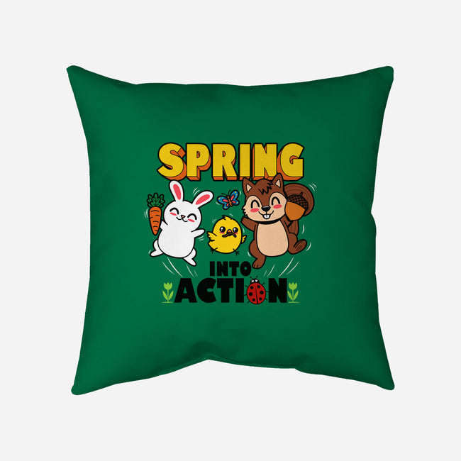 Spring Into Action-None-Removable Cover w Insert-Throw Pillow-Boggs Nicolas