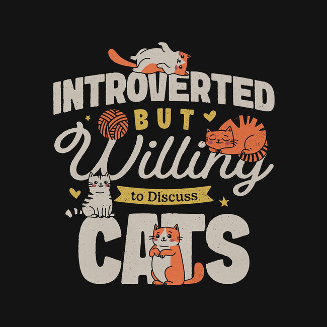 Willing To Discuss Cats-None-Removable Cover w Insert-Throw Pillow-Herk Up Tees