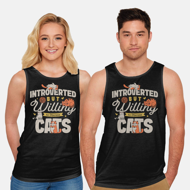 Willing To Discuss Cats-Unisex-Basic-Tank-Herk Up Tees