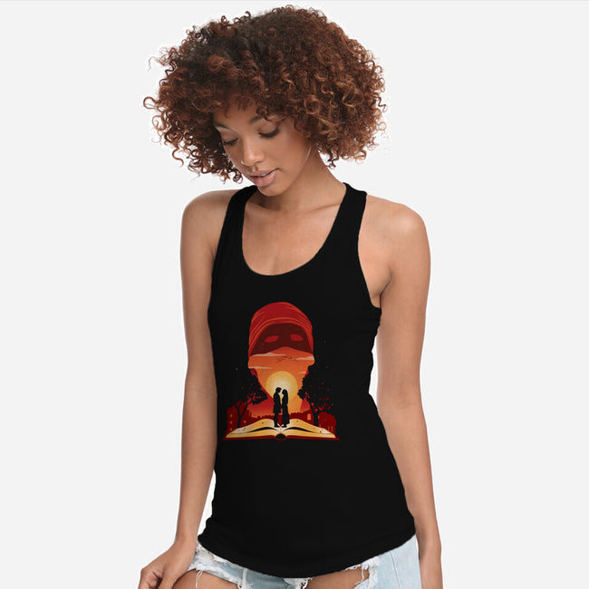 Dread Love-Womens-Racerback-Tank-retrodivision