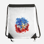 Hedgehog Paint-None-Drawstring-Bag-nickzzarto