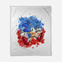 Hedgehog Paint-None-Fleece-Blanket-nickzzarto