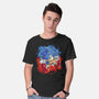 Hedgehog Paint-Mens-Basic-Tee-nickzzarto