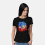 Hedgehog Paint-Womens-Basic-Tee-nickzzarto