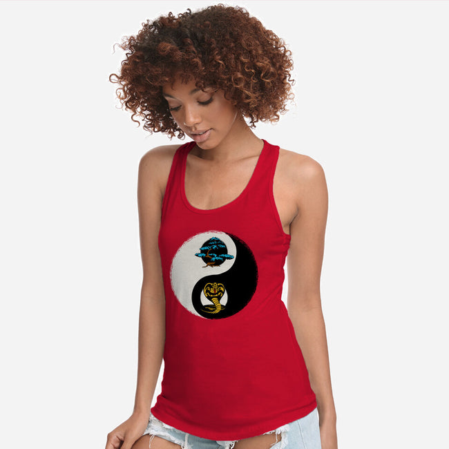 Balance Dojo-Womens-Racerback-Tank-Melonseta