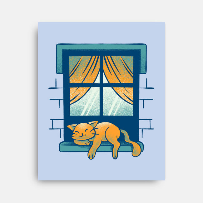 Relax On Window-None-Stretched-Canvas-FunkVampire