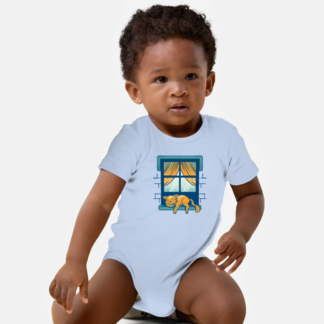 Relax On Window-Baby-Basic-Onesie-FunkVampire