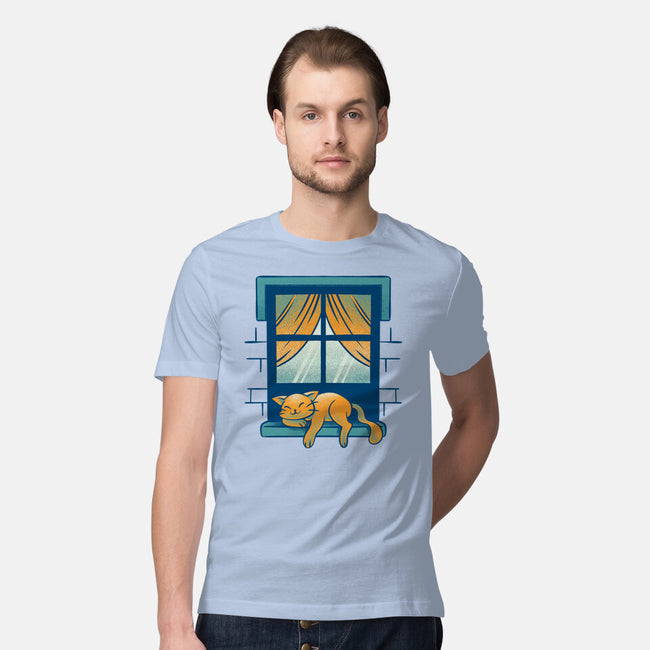 Relax On Window-Mens-Premium-Tee-FunkVampire