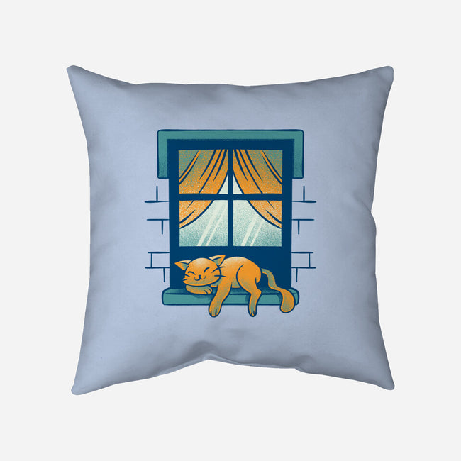 Relax On Window-None-Removable Cover w Insert-Throw Pillow-FunkVampire