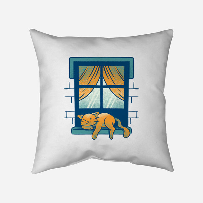 Relax On Window-None-Removable Cover w Insert-Throw Pillow-FunkVampire