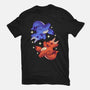 Fire And Water Dragons-Mens-Basic-Tee-FunkVampire