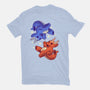 Fire And Water Dragons-Womens-Basic-Tee-FunkVampire