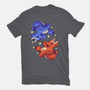 Fire And Water Dragons-Mens-Basic-Tee-FunkVampire