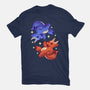 Fire And Water Dragons-Unisex-Basic-Tee-FunkVampire