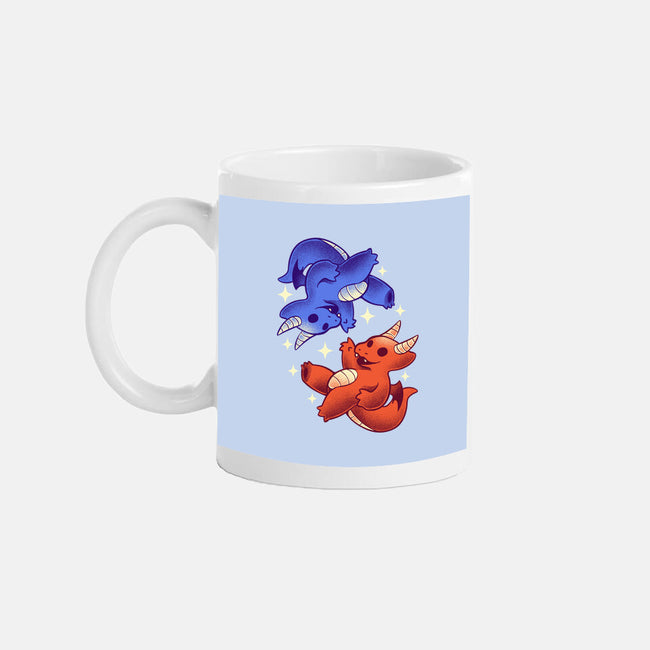 Fire And Water Dragons-None-Mug-Drinkware-FunkVampire