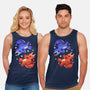 Fire And Water Dragons-Unisex-Basic-Tank-FunkVampire