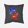 Fire And Water Dragons-None-Removable Cover w Insert-Throw Pillow-FunkVampire