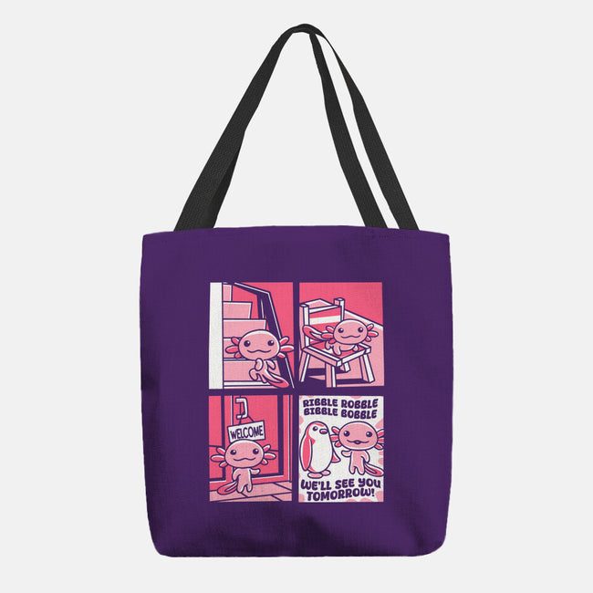 Ask An Axolotl-None-Basic Tote-Bag-estudiofitas