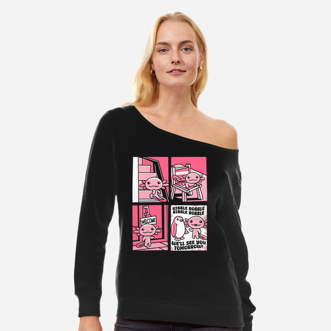 Ask An Axolotl-Womens-Off Shoulder-Sweatshirt-estudiofitas