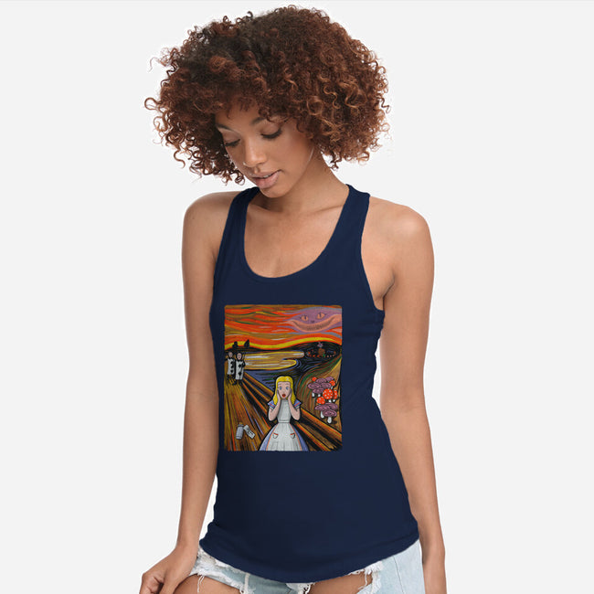 Alice In Screamland-Womens-Racerback-Tank-NMdesign