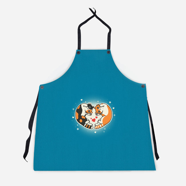 The Meow Lovers-Unisex-Kitchen-Apron-Freecheese