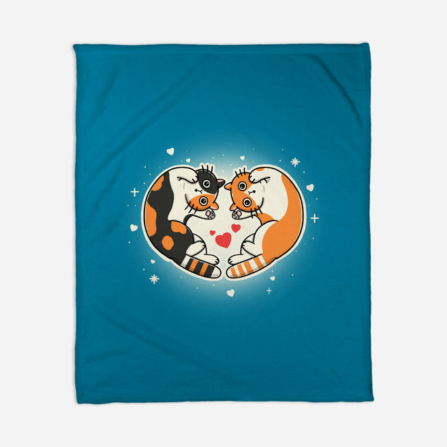 The Meow Lovers-None-Fleece-Blanket-Freecheese