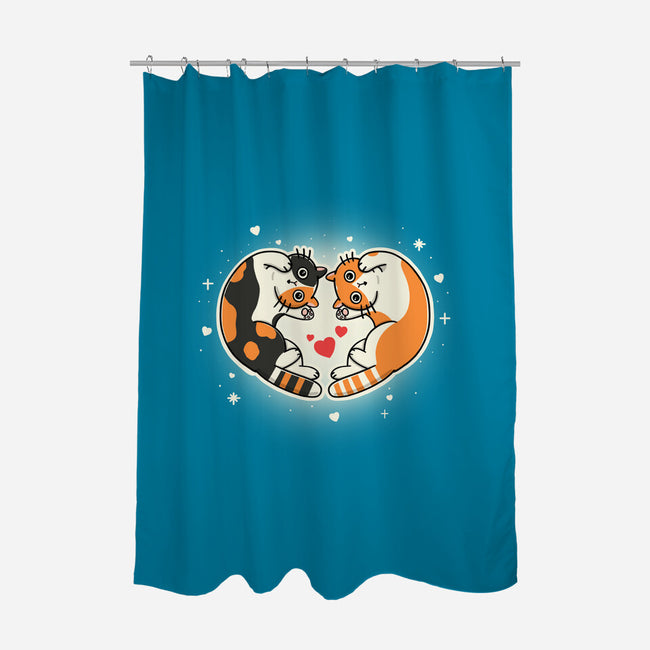 The Meow Lovers-None-Polyester-Shower Curtain-Freecheese