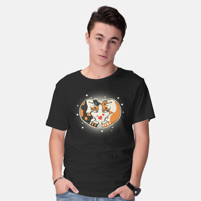 The Meow Lovers-Mens-Basic-Tee-Freecheese