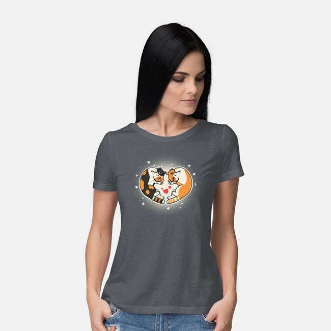 The Meow Lovers-Womens-Basic-Tee-Freecheese