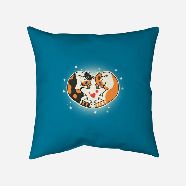 The Meow Lovers-None-Removable Cover w Insert-Throw Pillow-Freecheese