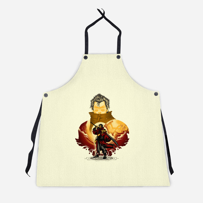 Warrior Monk Of Yevon-Unisex-Kitchen-Apron-hypertwenty