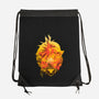 Flaming Tail Specimen-None-Drawstring-Bag-hypertwenty