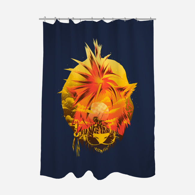 Flaming Tail Specimen-None-Polyester-Shower Curtain-hypertwenty