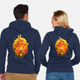 Flaming Tail Specimen-Unisex-Zip-Up-Sweatshirt-hypertwenty