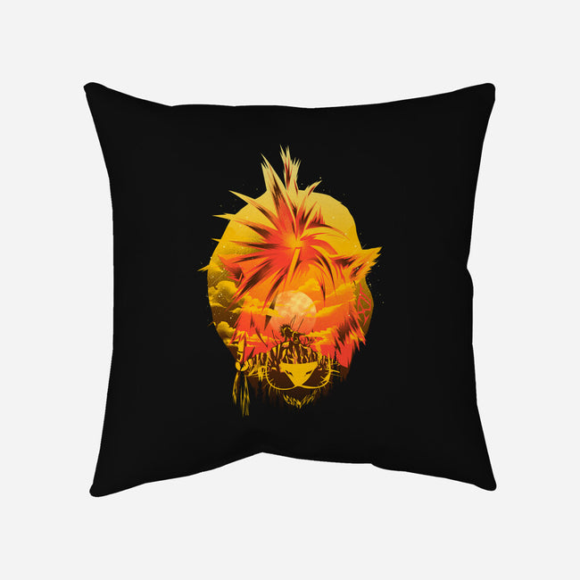 Flaming Tail Specimen-None-Removable Cover w Insert-Throw Pillow-hypertwenty