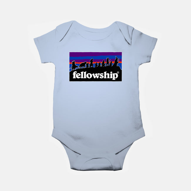 The Fellowship Badge-Baby-Basic-Onesie-momma_gorilla