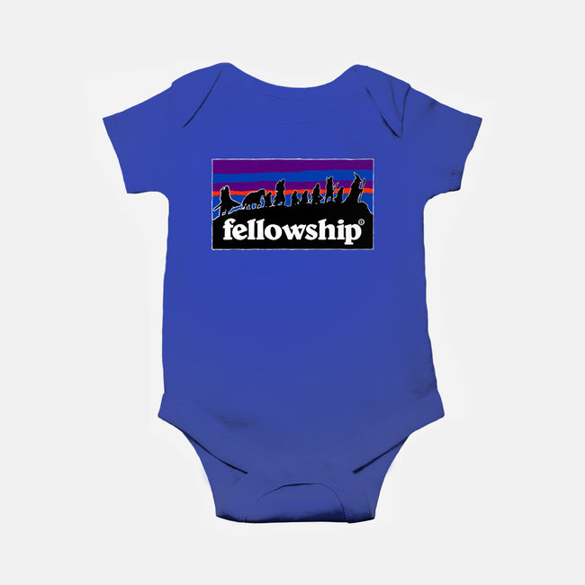 The Fellowship Badge-Baby-Basic-Onesie-momma_gorilla