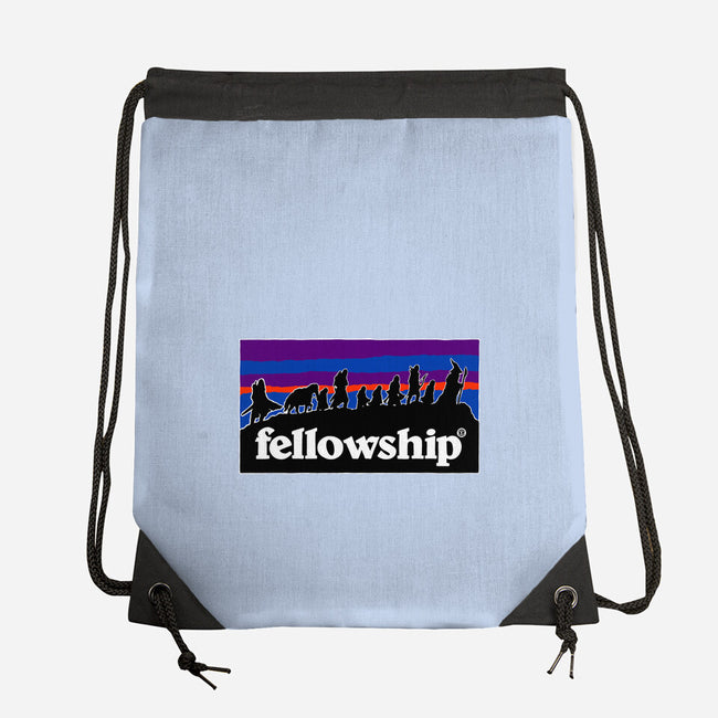 The Fellowship Badge-None-Drawstring-Bag-momma_gorilla