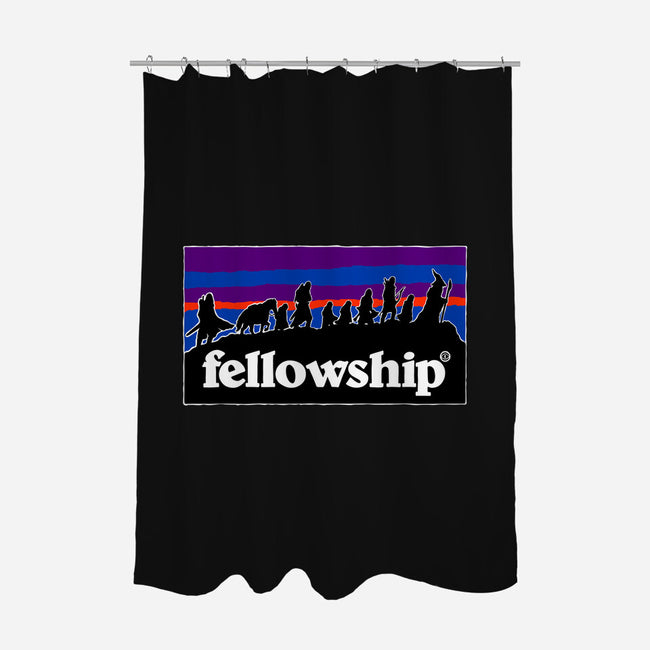 The Fellowship Badge-None-Polyester-Shower Curtain-momma_gorilla