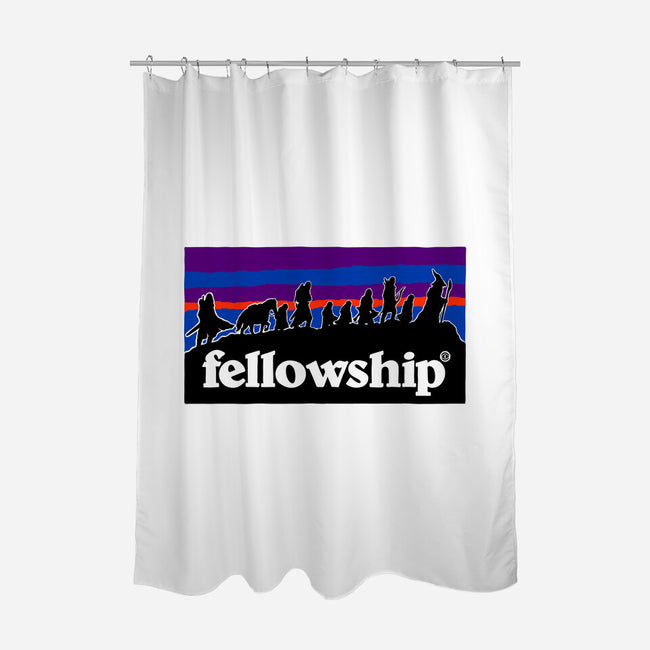 The Fellowship Badge-None-Polyester-Shower Curtain-momma_gorilla