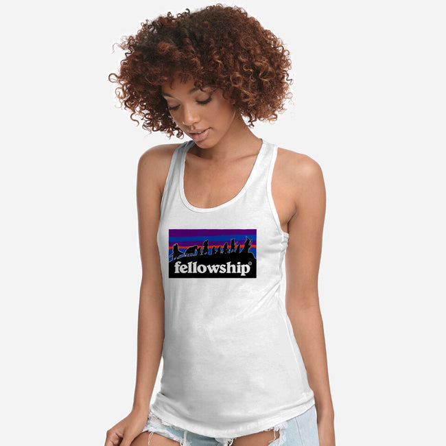 The Fellowship Badge-Womens-Racerback-Tank-momma_gorilla